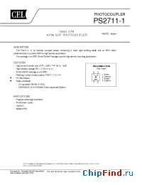 Datasheet PS2711-1 производства Mimix