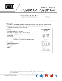 Datasheet PS2801A-1 производства Mimix
