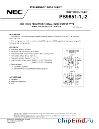 Datasheet PS9851-1 производства Mimix