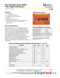 Datasheet XA1000 производства Mimix