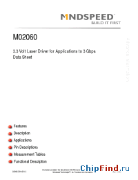 Datasheet M02060-21P manufacturer Mindspeed