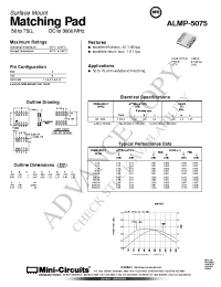 Datasheet ALMP-5075 производства Mini-Circuits