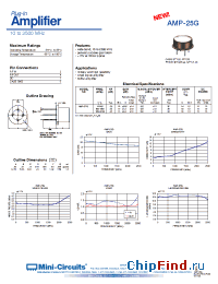 Datasheet AMP-25G производства Mini-Circuits