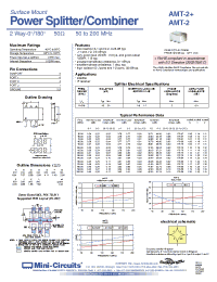 Datasheet AMT-2 производства Mini-Circuits