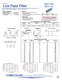 Datasheet BBLP-39 производства Mini-Circuits