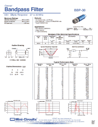 Datasheet BBP-10.7 производства Mini-Circuits