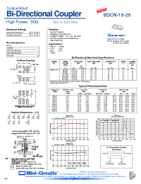 Datasheet BDCN-15 производства Mini-Circuits