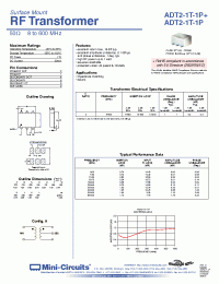 Datasheet BHP-600 производства Mini-Circuits