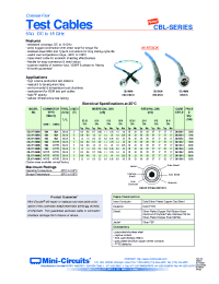 Datasheet CBL-3FT-SMNM производства Mini-Circuits