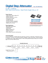 Datasheet DAT-31575-SP+ производства Mini-Circuits