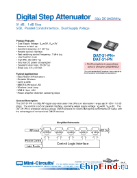 Datasheet DAT-31-PN+ производства Mini-Circuits