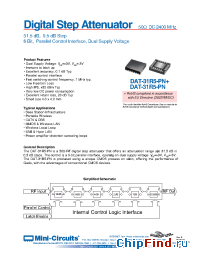 Datasheet DAT-31R5-PN+ производства Mini-Circuits
