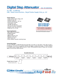 Datasheet DAT-31R5-SP+ производства Mini-Circuits