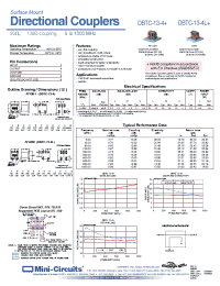 Datasheet DBTC-13-4L+ производства Mini-Circuits