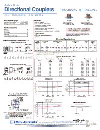 Datasheet DBTC-16-5-75L+ производства Mini-Circuits
