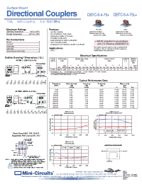 Datasheet DBTC-6-4-75L+ производства Mini-Circuits