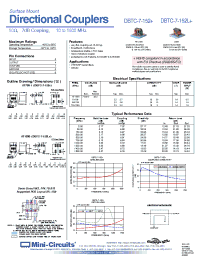 Datasheet DBTC-7-152+ производства Mini-Circuits