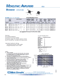 Datasheet ERA-1SM производства Mini-Circuits