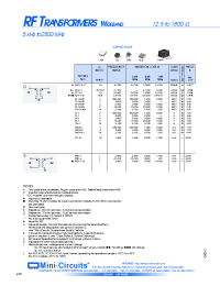 Datasheet FTB1-6 производства Mini-Circuits