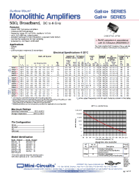Datasheet GALI-21+ производства Mini-Circuits