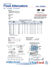 Datasheet GAT-1 производства Mini-Circuits