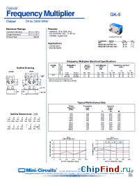 Datasheet GK-5B производства Mini-Circuits