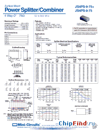 Datasheet JS4PS-9-75 производства Mini-Circuits