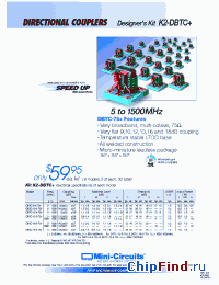 Datasheet K2-DBTC manufacturer Mini-Circuits
