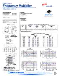 Datasheet KC2-19 производства Mini-Circuits