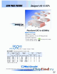 Datasheet K-SCF+ производства Mini-Circuits