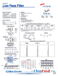 Datasheet LFCN-95 производства Mini-Circuits