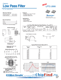 Datasheet LFTC-2000 производства Mini-Circuits