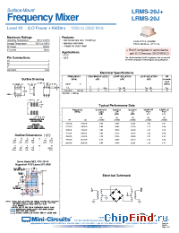 Datasheet LRMS-20J+ manufacturer Mini-Circuits