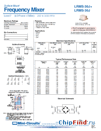 Datasheet LRMS-30J manufacturer Mini-Circuits