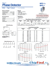 Datasheet MOS-EDR5455/1 manufacturer Mini-Circuits