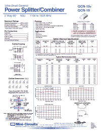 Datasheet QCN-19D производства Mini-Circuits