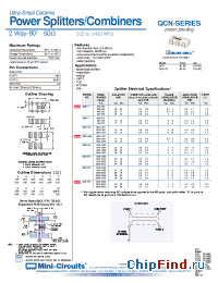 Datasheet QCN-25 производства Mini-Circuits