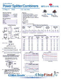 Datasheet SBTC-2-10 производства Mini-Circuits