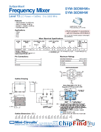 Datasheet SYM-30DMHW производства Mini-Circuits