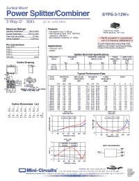 Datasheet SYPS-3-12W производства Mini-Circuits