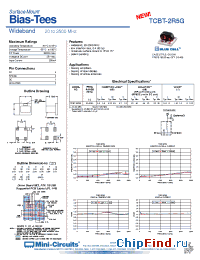Datasheet TCBT-2R5G производства Mini-Circuits