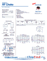 Datasheet TCCH-80 производства Mini-Circuits