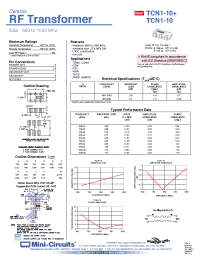 Datasheet TCN1-10 производства Mini-Circuits