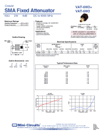Datasheet VAT-6W2 производства Mini-Circuits