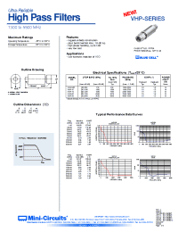 Datasheet VHP-16 производства Mini-Circuits