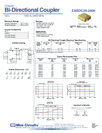 Datasheet ZABDC20-2400-S производства Mini-Circuits