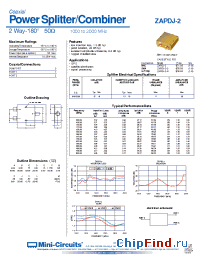 Datasheet ZAPDJ-2-S производства Mini-Circuits