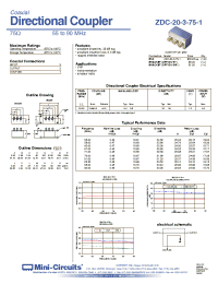 Datasheet ZDC-20-3-75-1B производства Mini-Circuits