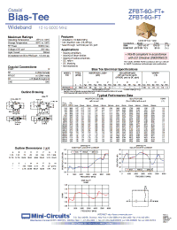 Datasheet ZFBT-6G-FT+ производства Mini-Circuits