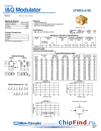 Datasheet ZFMIQ-70MLB производства Mini-Circuits